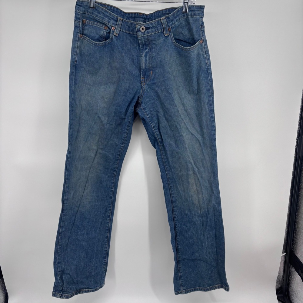 Rola Jeans‎ Company Womens Stretch Low Rise Bootcut Jeans Blue Size 14x32